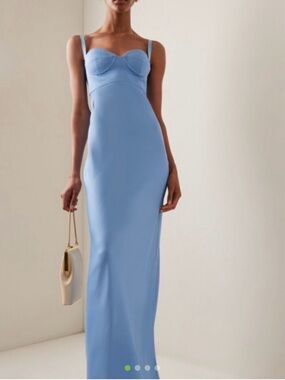 anna october asymmetric cotton-blend maxi dress Snowdrop dress XS / Ivory